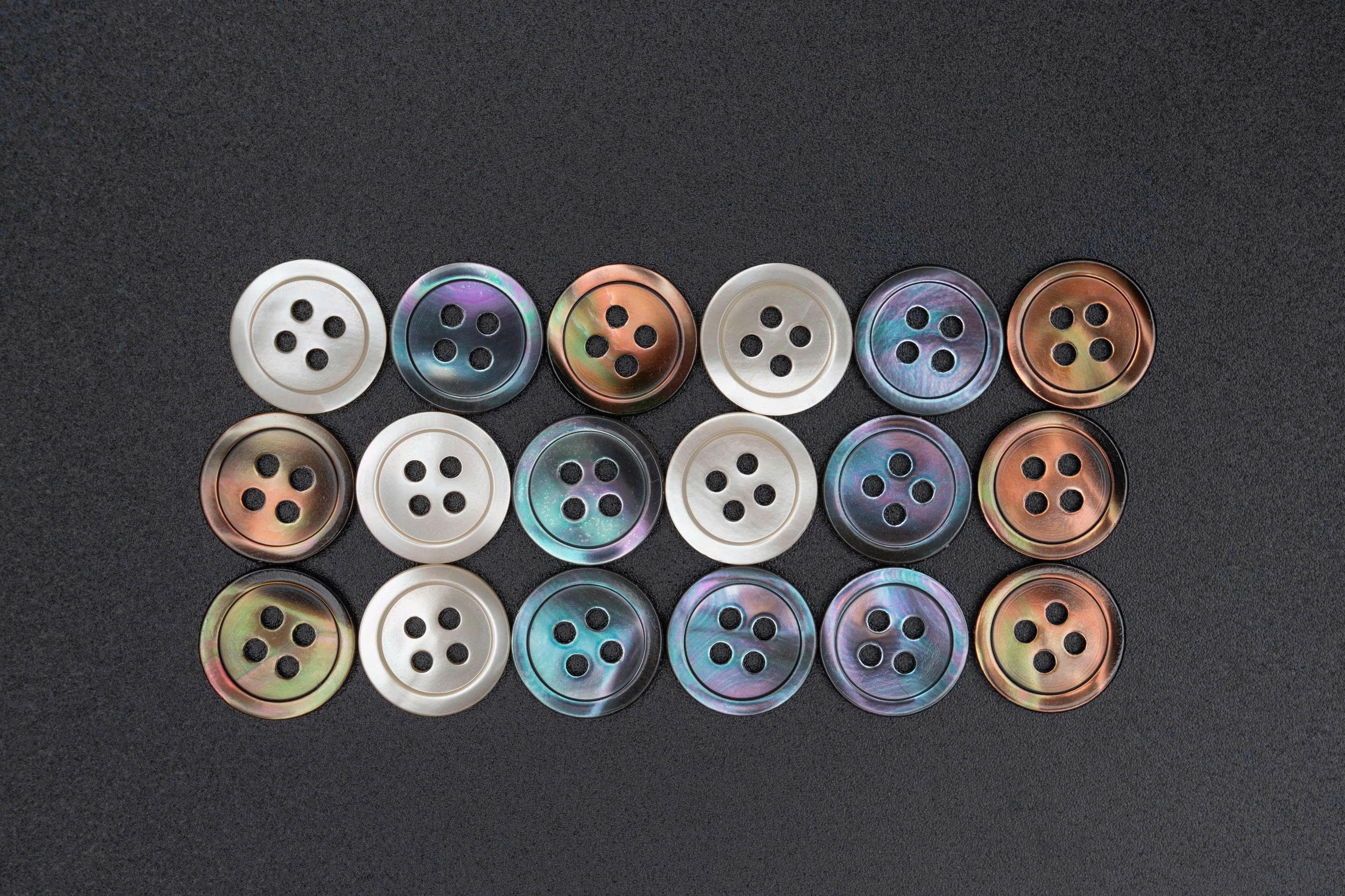 Eco-friendly shell buttons